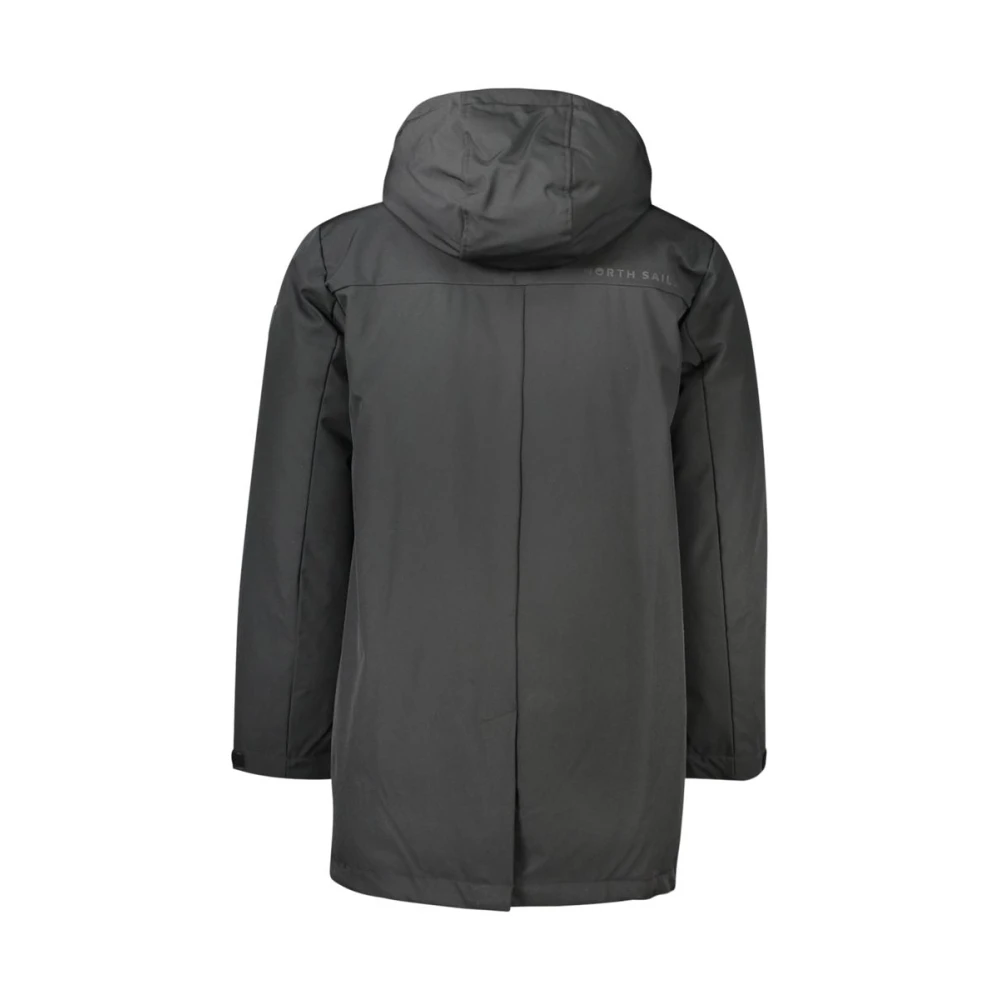 North Sails Zwarte Polyester Herenjas Black Heren