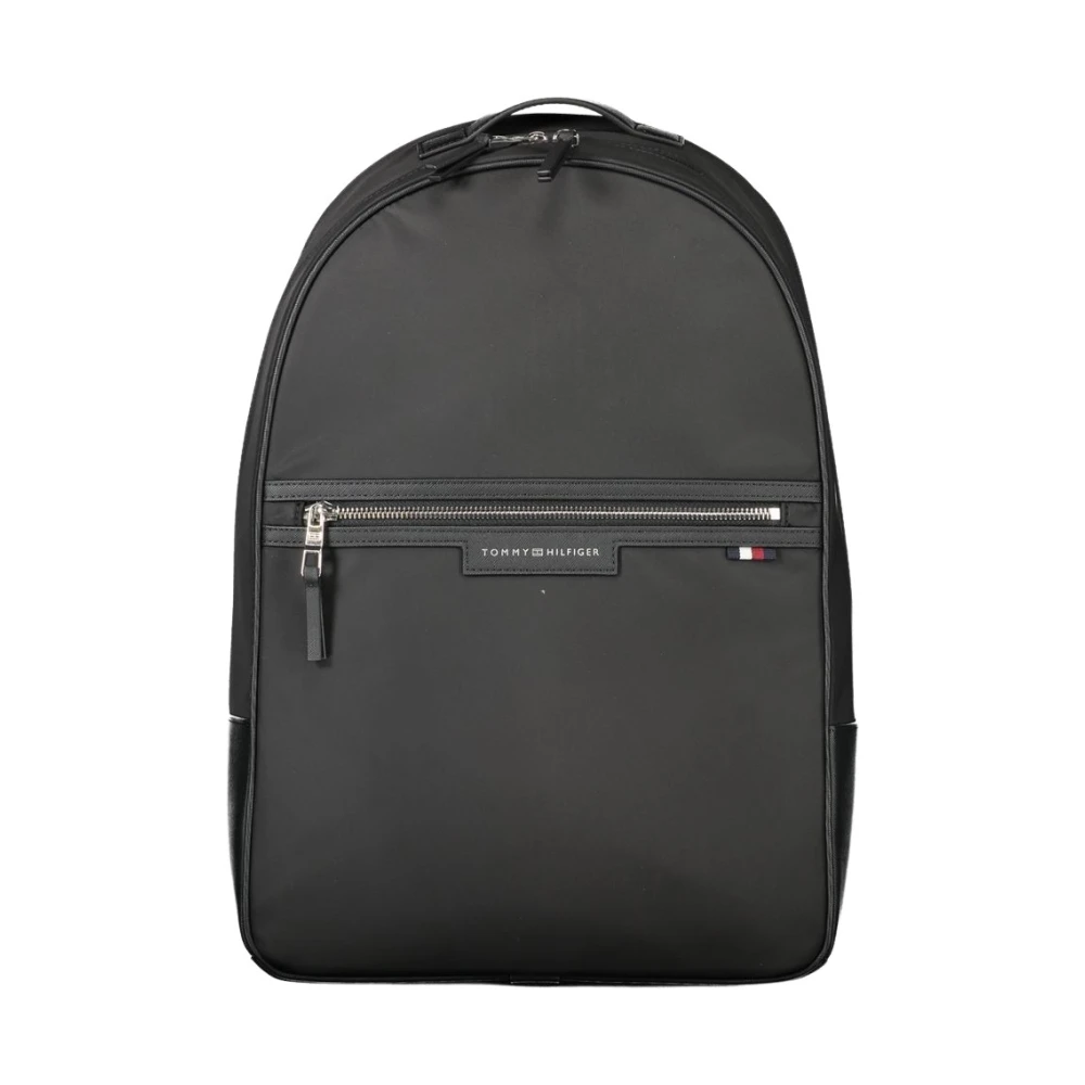 Tommy Hilfiger Men's Black Polyester Backpack