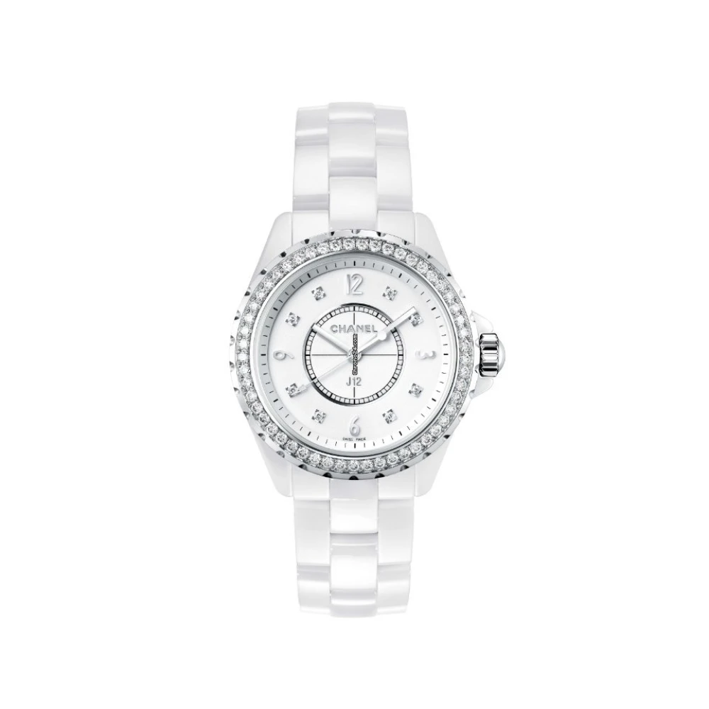 Chanel Höj din stil med en fantastisk keramisk klocka White, Dam