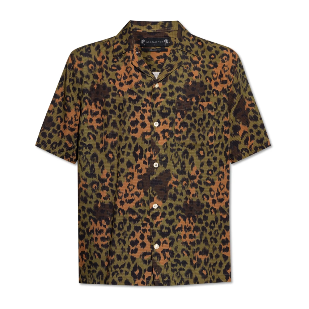 AllSaints Shirt Styx Green Heren
