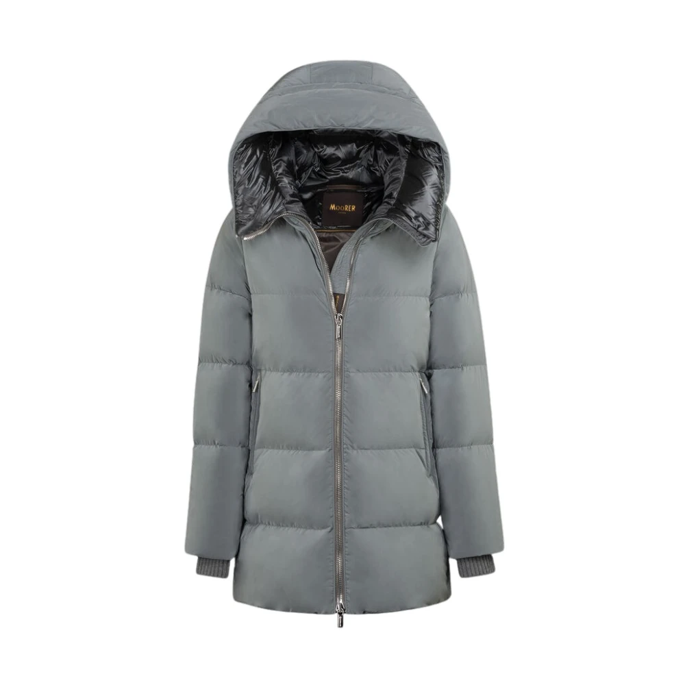 Moorer Women's Green Down Jackets, M, Carinzia Down Jacket