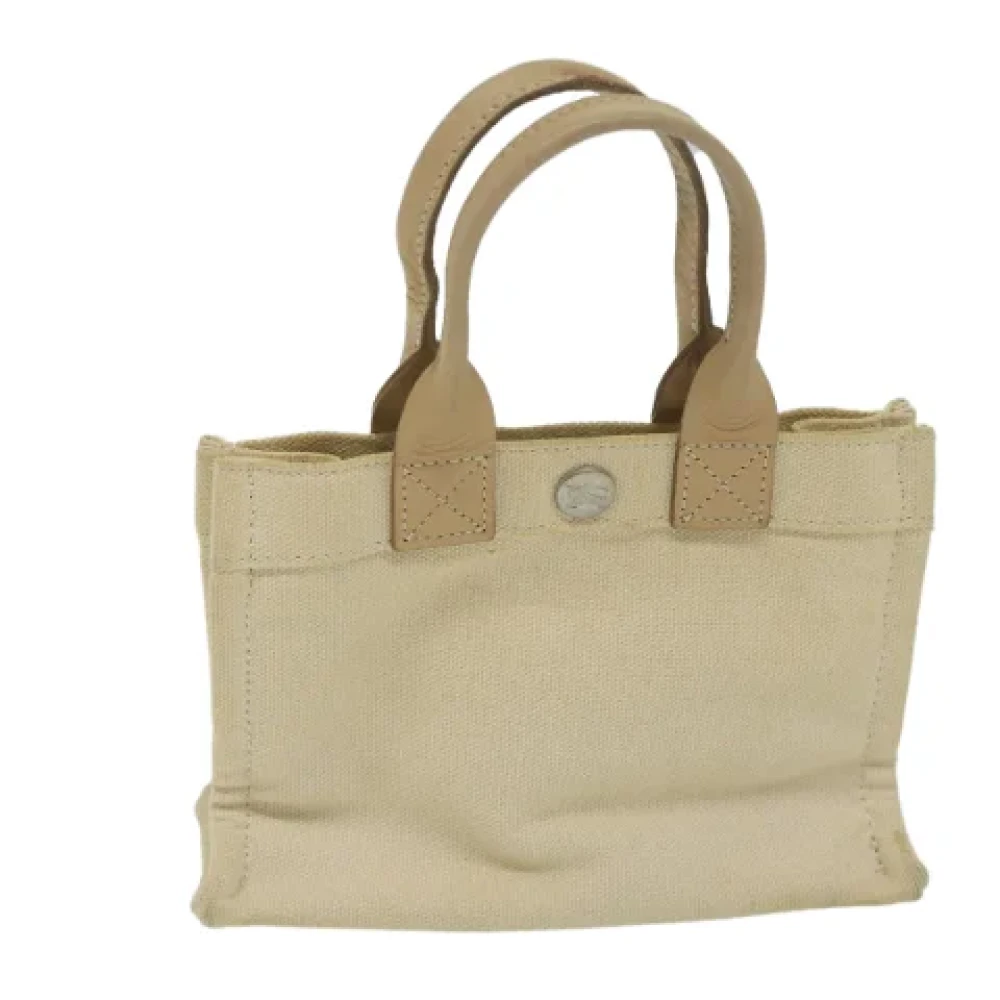 Burberry Vintage Pre-owned Canvas shoulder-bags Beige Dames