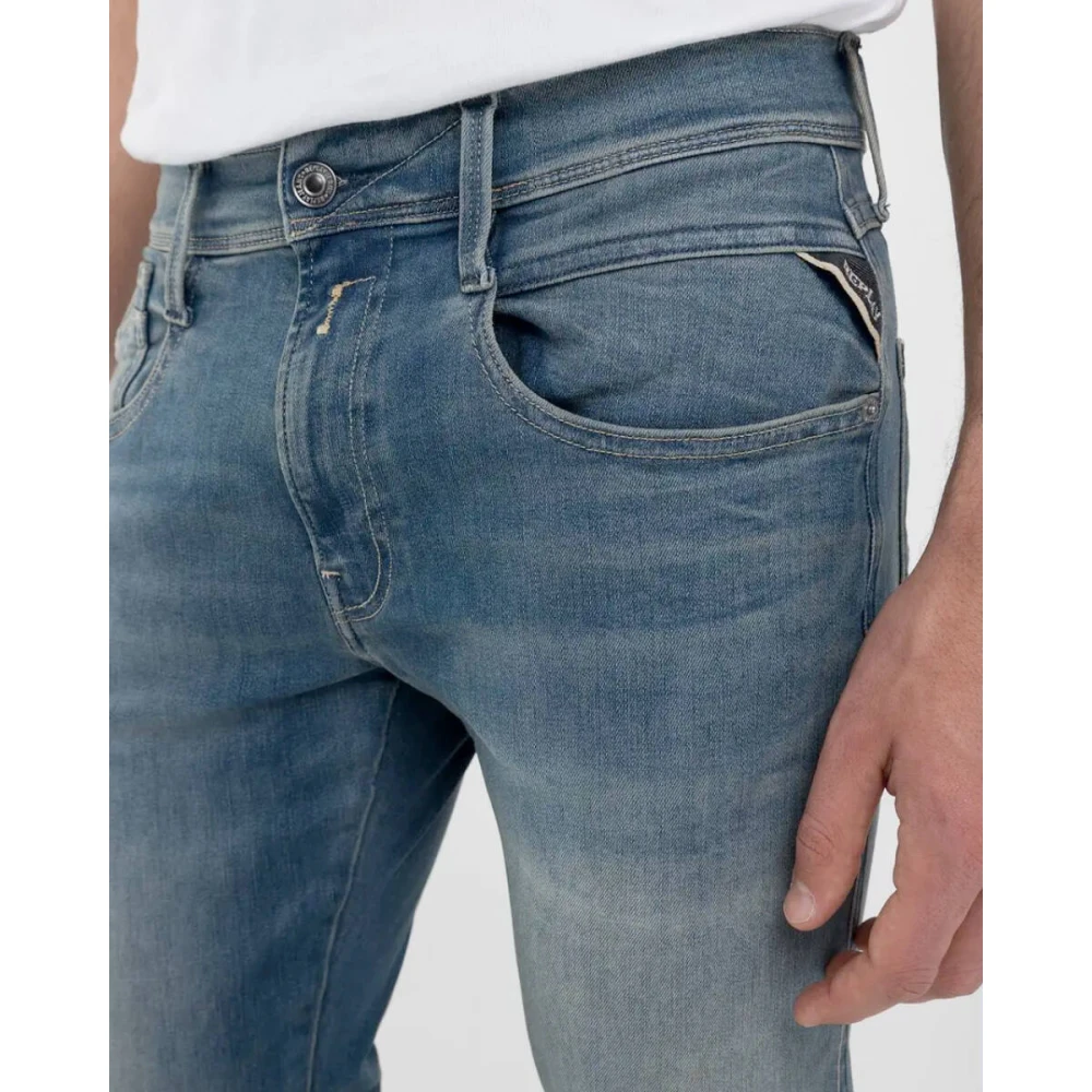 Replay Slim-fit Jeans Blue Heren