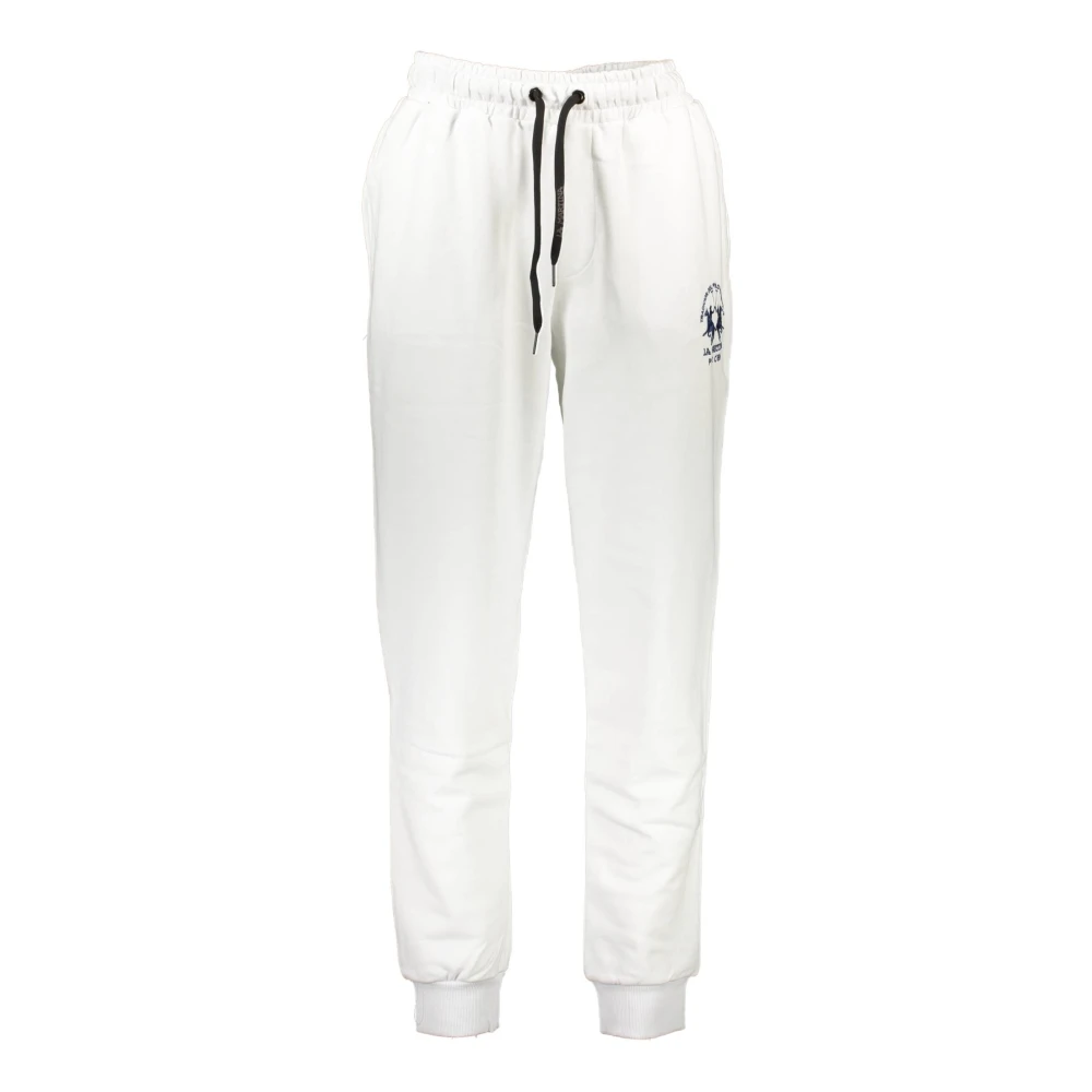 La Martina Men's White Straight Trousers - Sweatpants - 2XL - Trousers