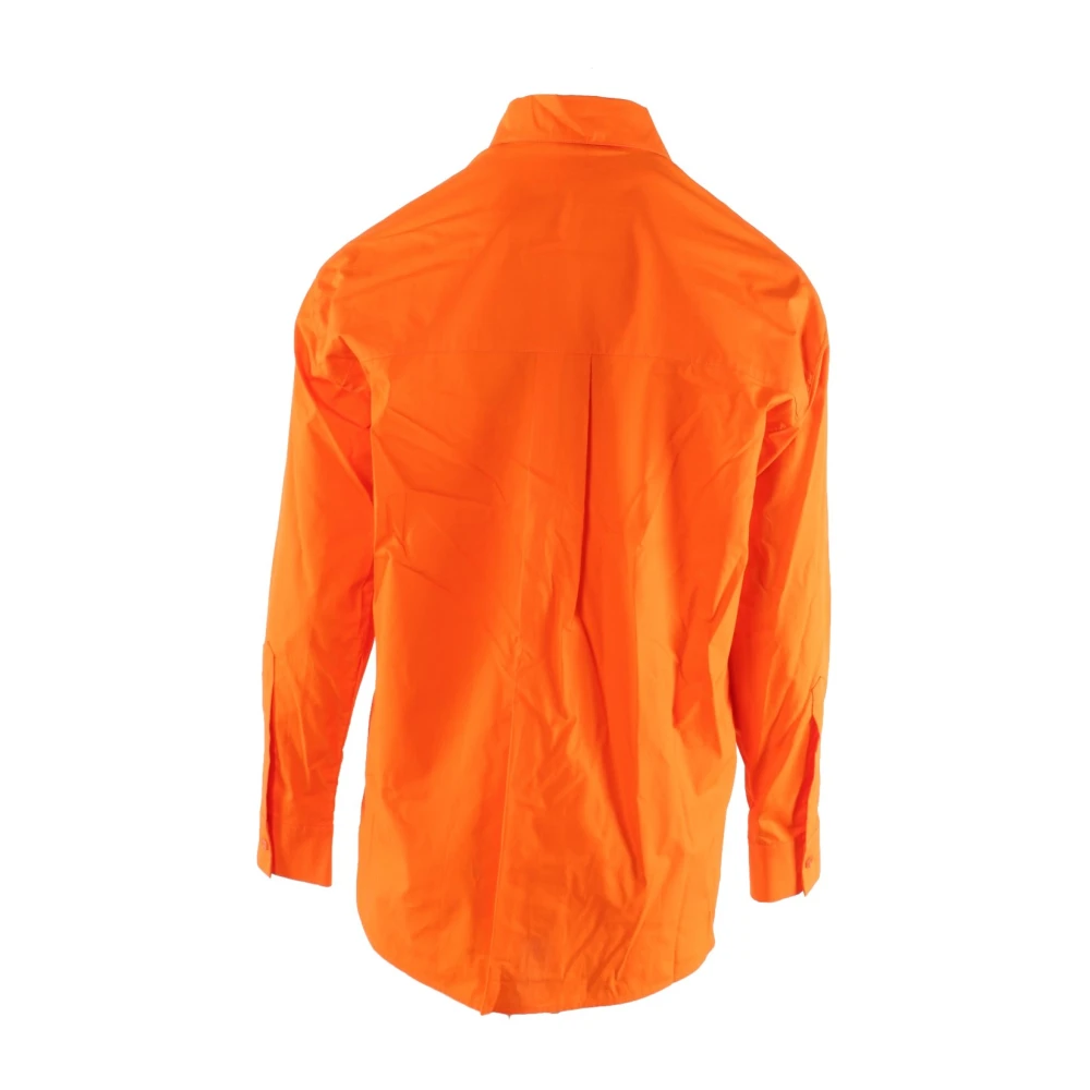 pinko Oranje Shirt 100% Katoen Vrouwen Orange Dames