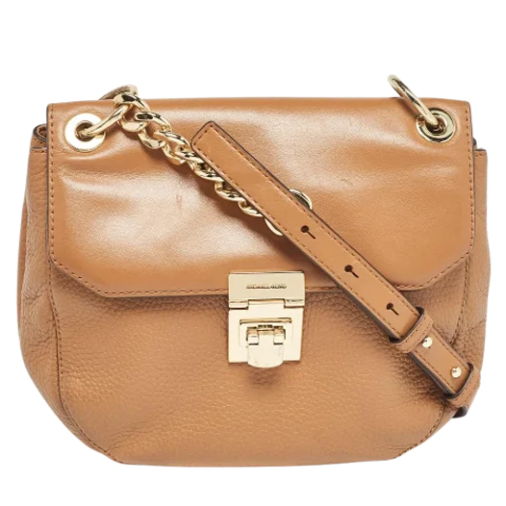 Michael Kors Pre-owned Leather shoulder-bags Brown Dames