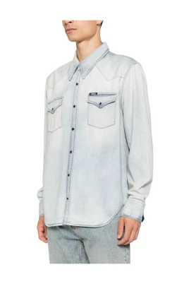 Western Denim Långärmad Skjorta