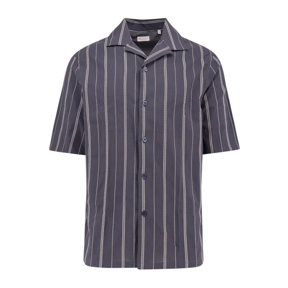 Shirts > Short Sleeve Shirts - - Brunello Cucinelli - Modalova