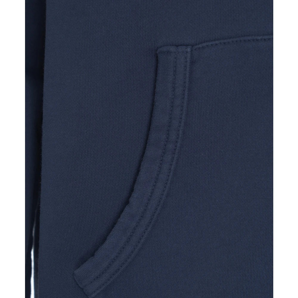 Polo Ralph Lauren Blauwe Zip Hoodie Sweatshirt Ss25 Blue Heren