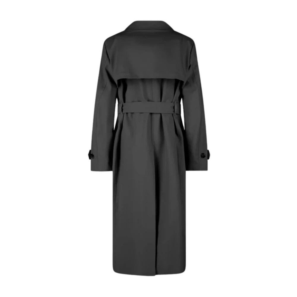 Dries Van Noten Zwarte Nylon Ralphie Jas Black Heren