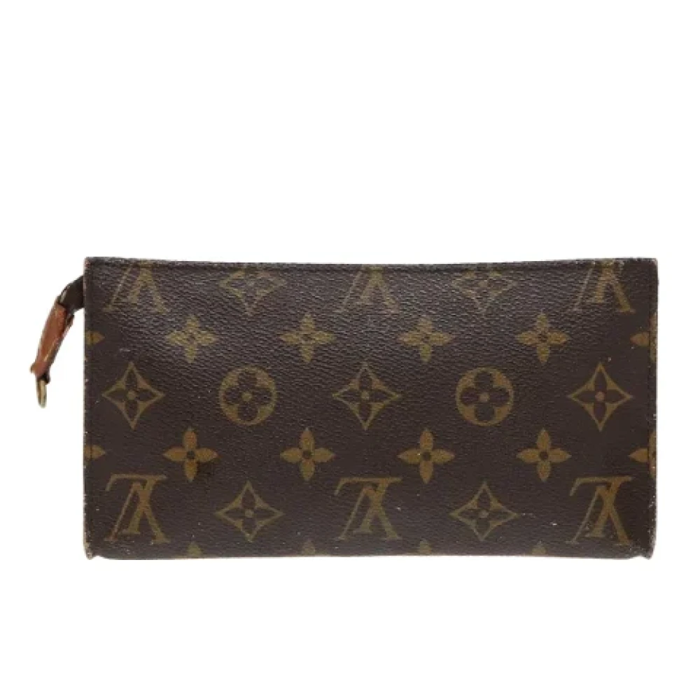 Louis Vuitton Vintage Pre-owned Canvas pouches Brown Dames