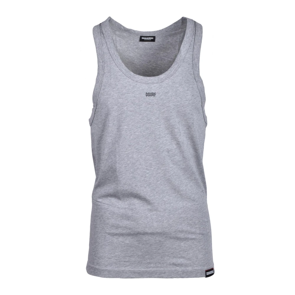 Dsquared2 Katoen Elastaan Ondergoed T-shirt Gray Heren