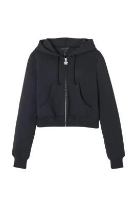 Svart Läder Mini Tote Väska