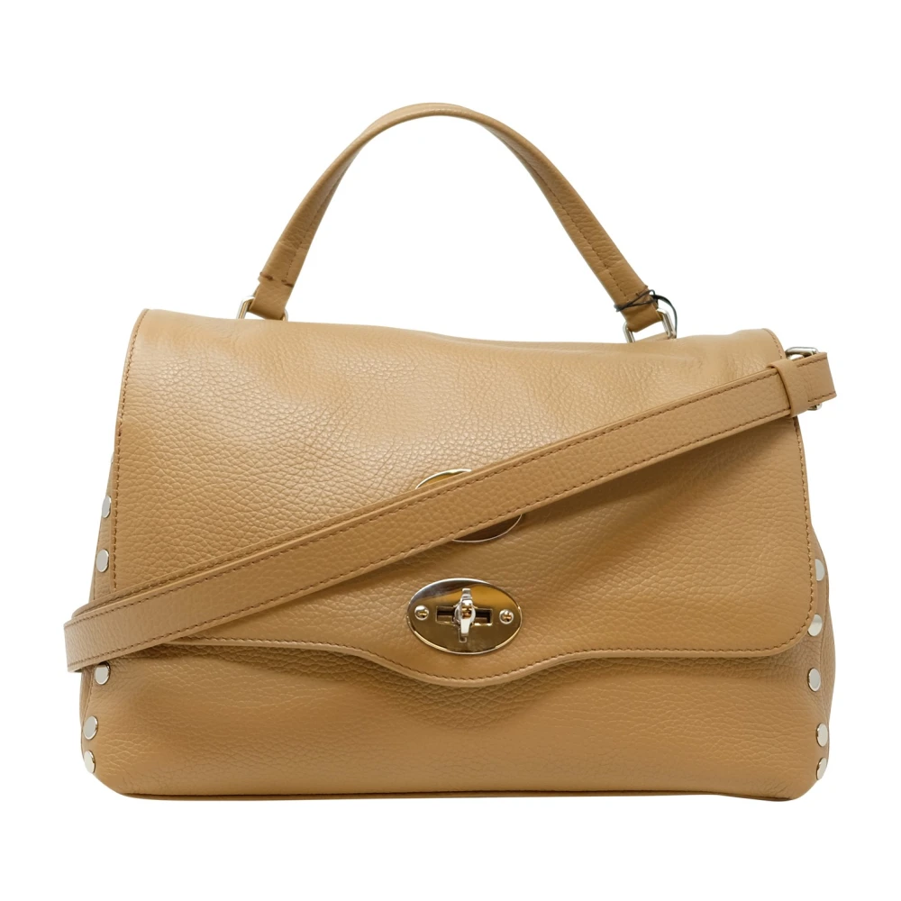 Zanellato Beige Leren Handtas Dagelijkse Stijl Beige Dames