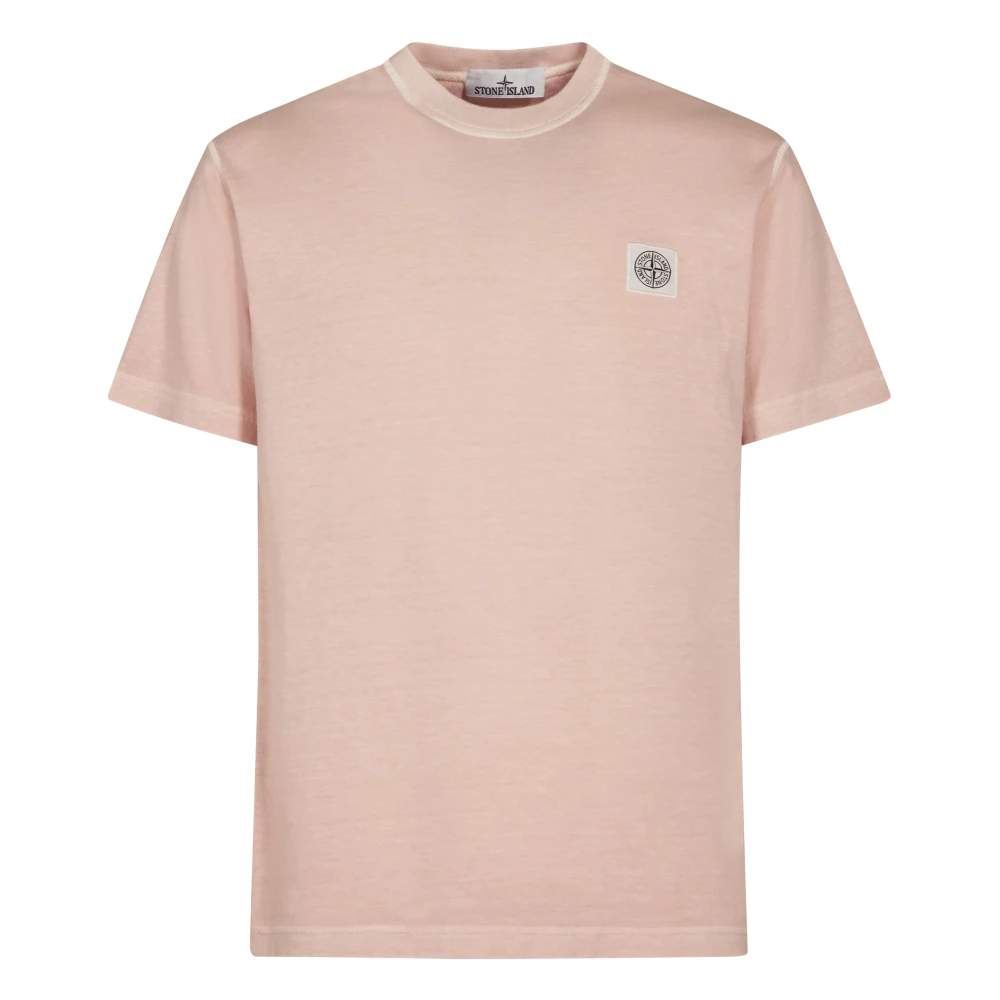 Stone Island Roze T-shirts en Polos Pink Heren