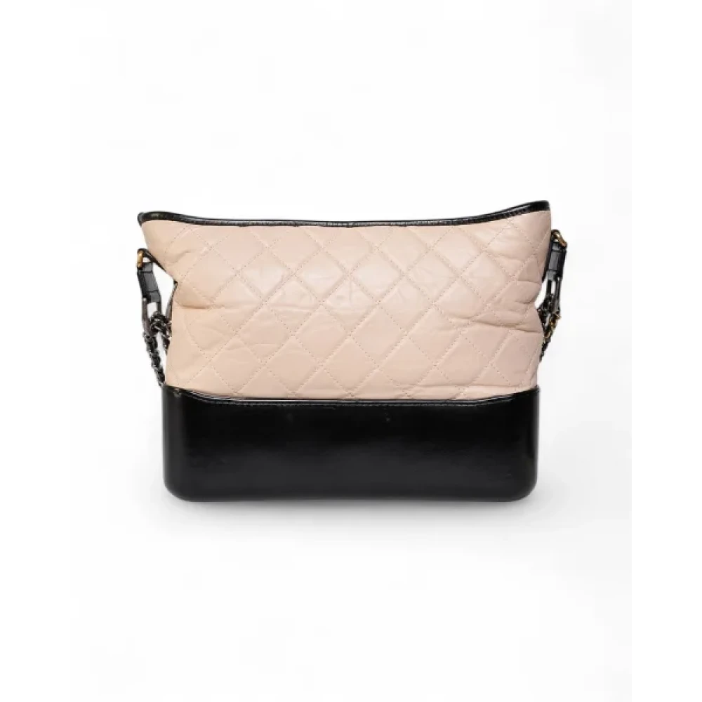Chanel Vintage Pre-owned Fabric chanel-bags Beige Dames