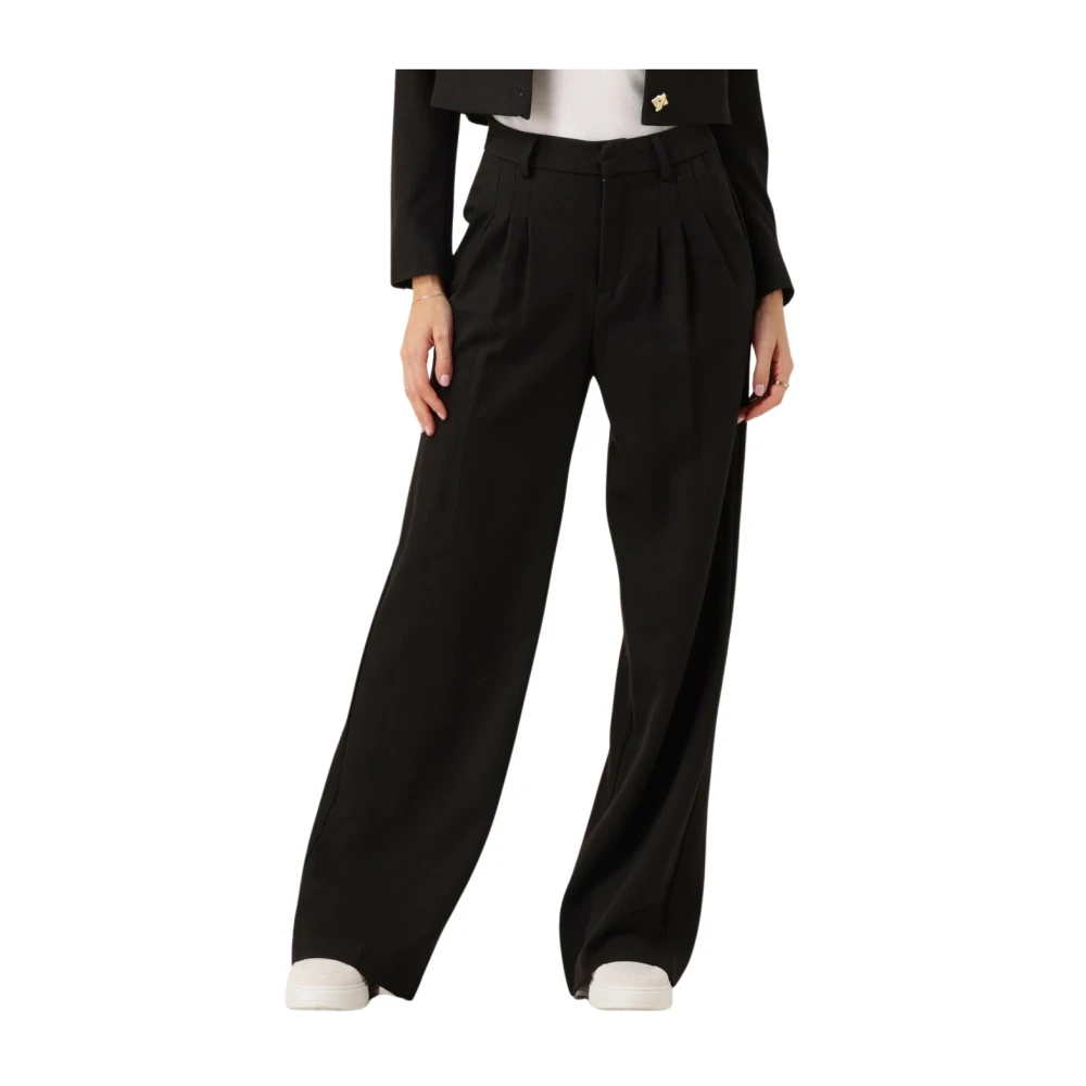 Notre-v Elegante Zwarte Pantalon voor Vrouwen Black Dames