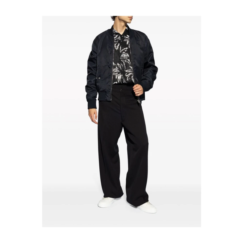 Balmain Zwarte Bomberjack Aw24 Black Heren