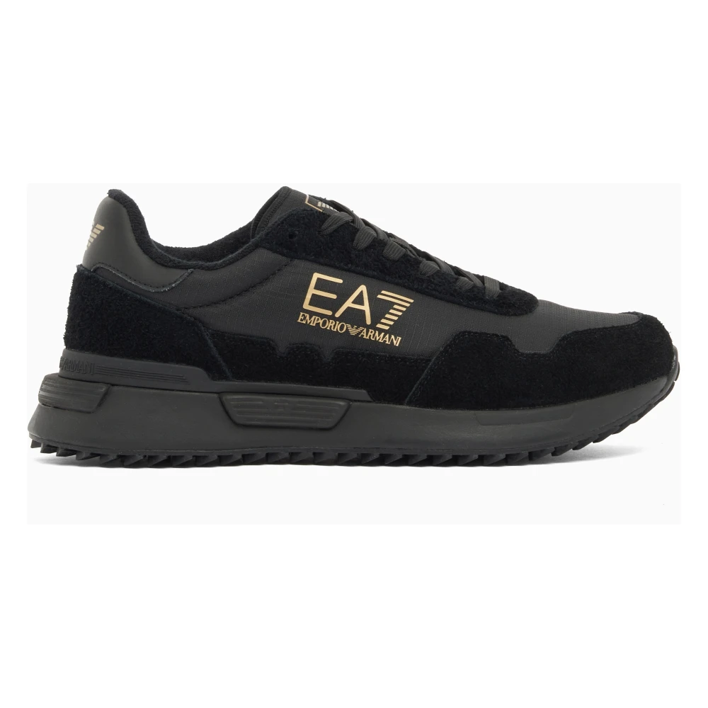 Emporio Armani Ea7 Hombre Negro - 7X000380 Af 19175 Zapatillas - Shoes - 39 1/2 Eu