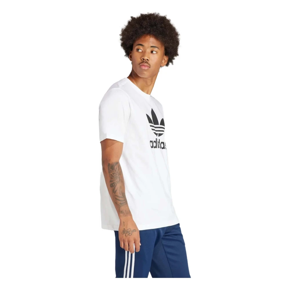 Adidas Lifestyle Adicolor Trefoil Tee T-shirt White Heren