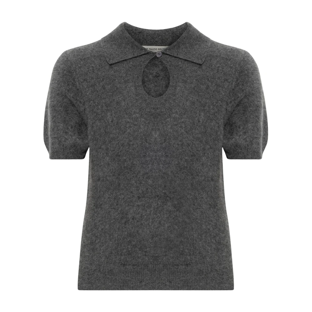 By Malene Birger , Cashmere Knitwear, Female, Gray, M, Cashmere Top 'Talallia'