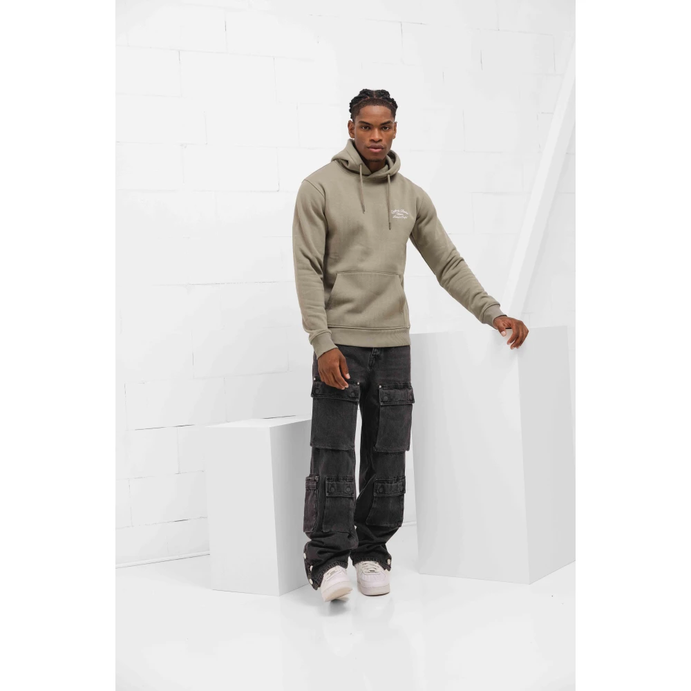 Quotrell Milano Hoodie Heren Groen Wit Green Heren