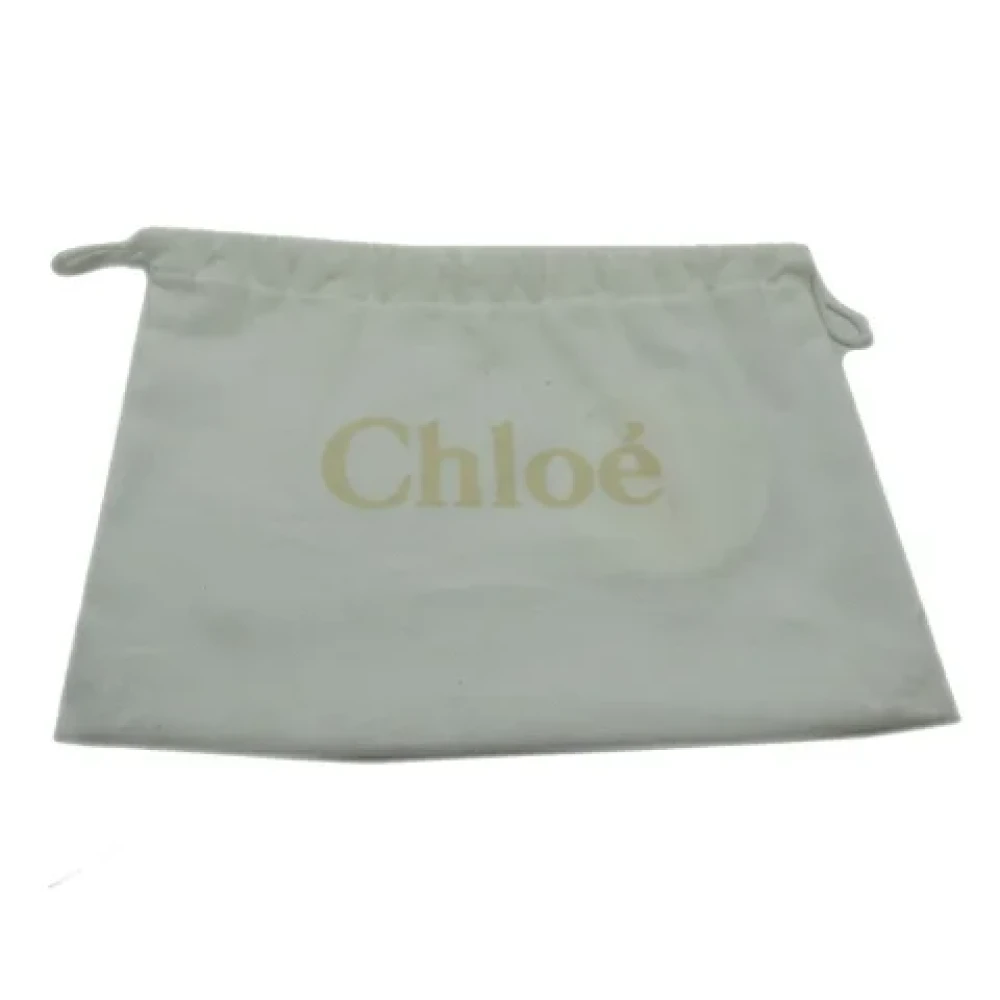 Chloé Pre-owned Linen handbags Blue Dames