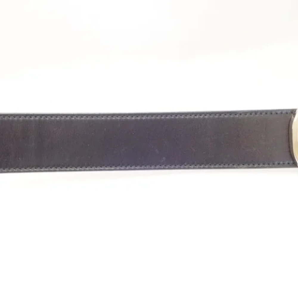 Gucci Vintage Pre-owned Leather belts Black Dames