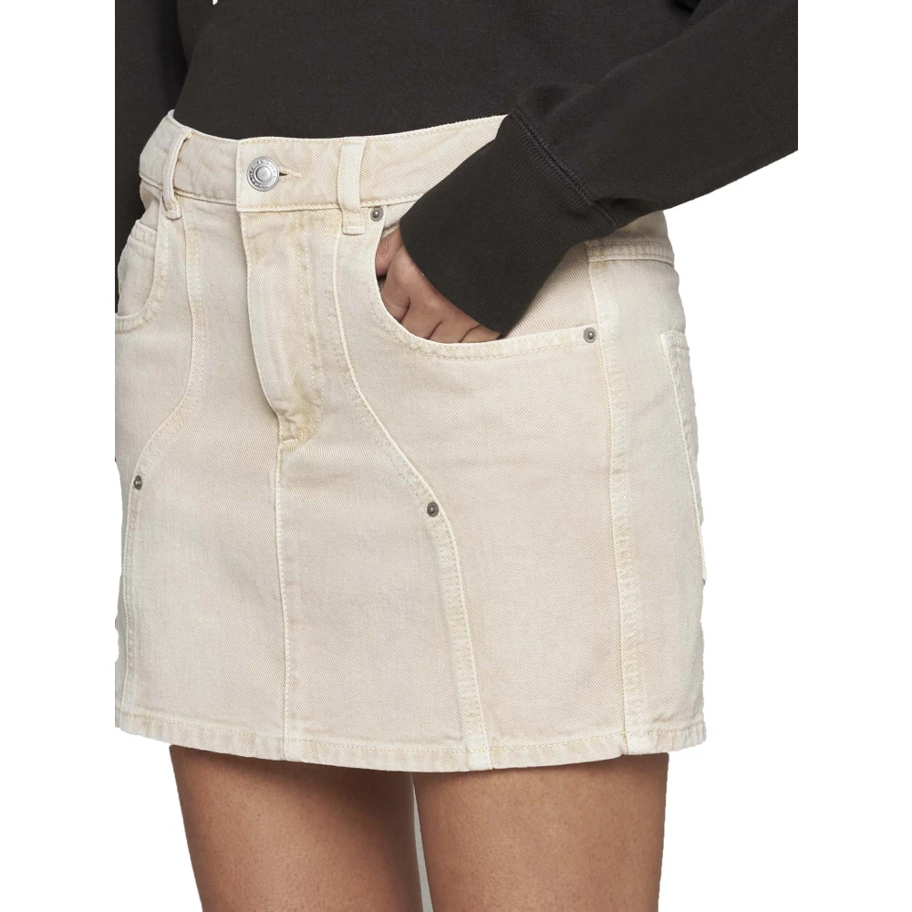Isabel Marant Étoile Beige Rokken Vesna-Gb Beige Dames