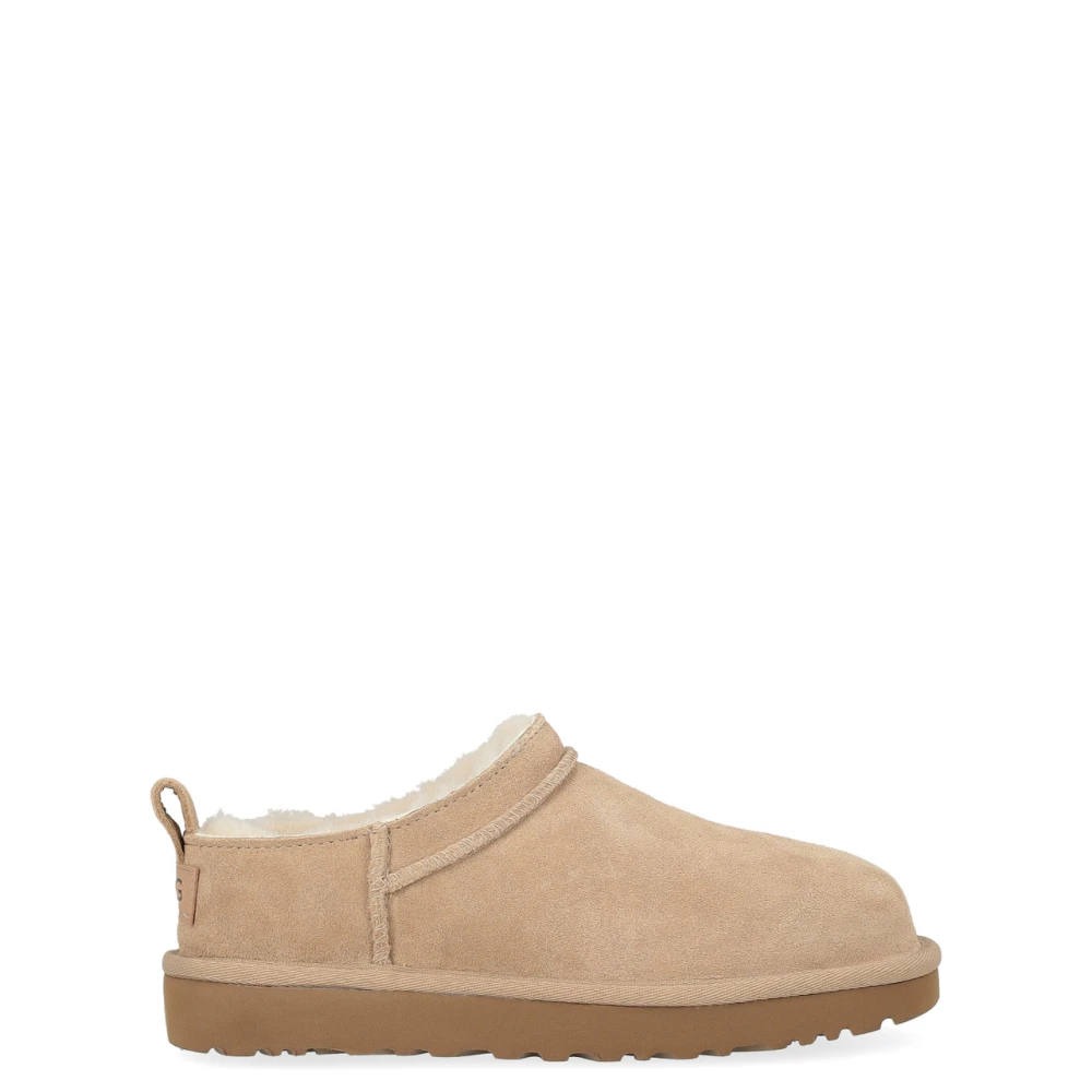 Ugg Beige Slippers, Female, 8 Uk, Classic Micro Boot Sand