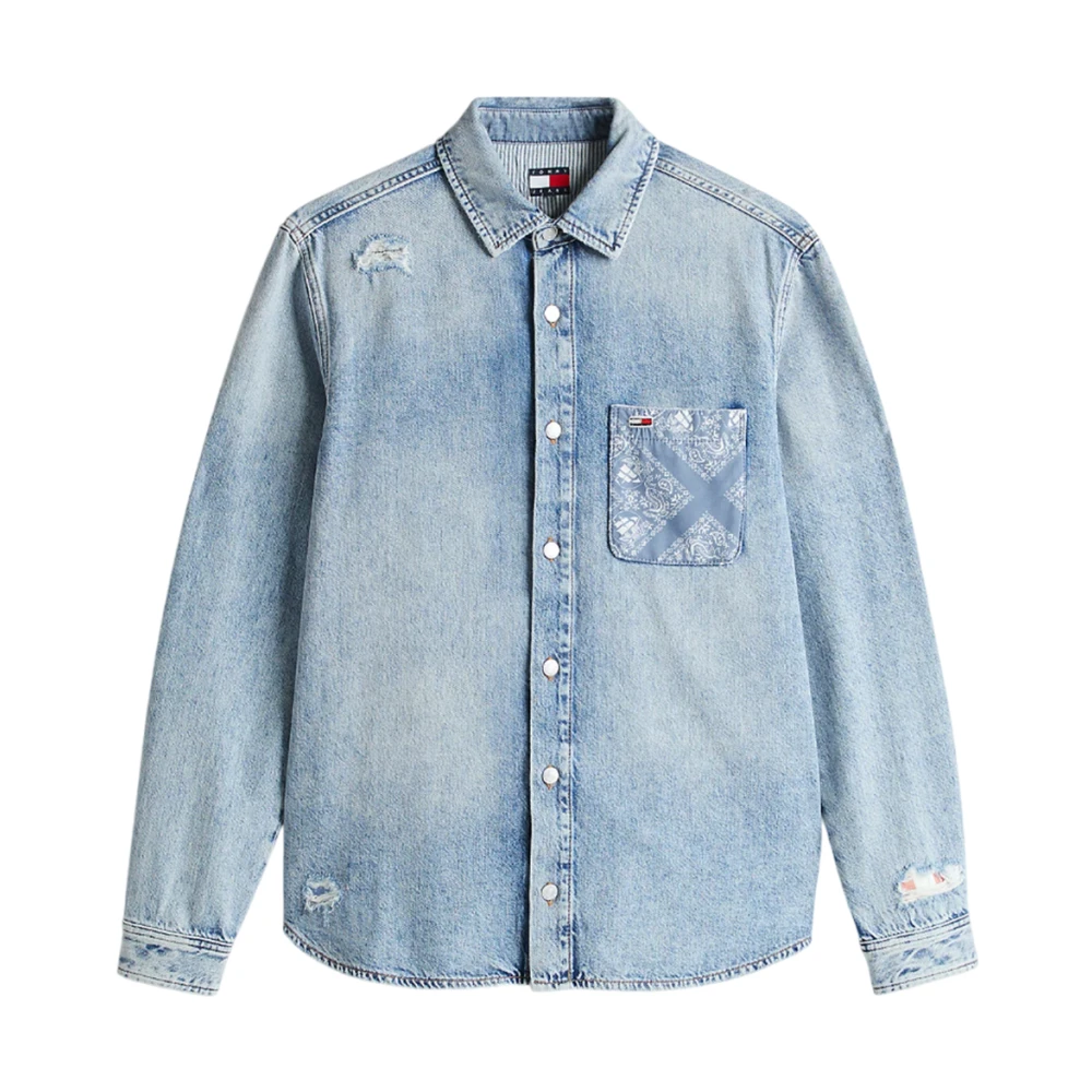 Shirts > Denim Shirts - - Tommy Hilfiger - Modalova
