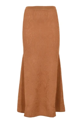 Floral Jacquard Knit Skirt