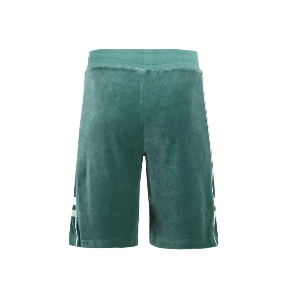 Fila Fluweel Bermuda Shorts Elastische Taille Green Heren