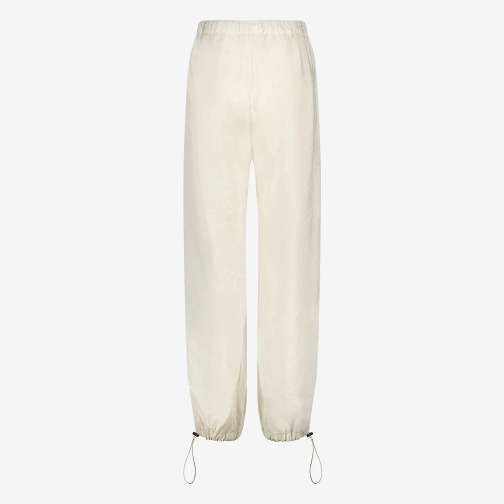 Jane Lushka Wijde Off White Studio Broek White Dames
