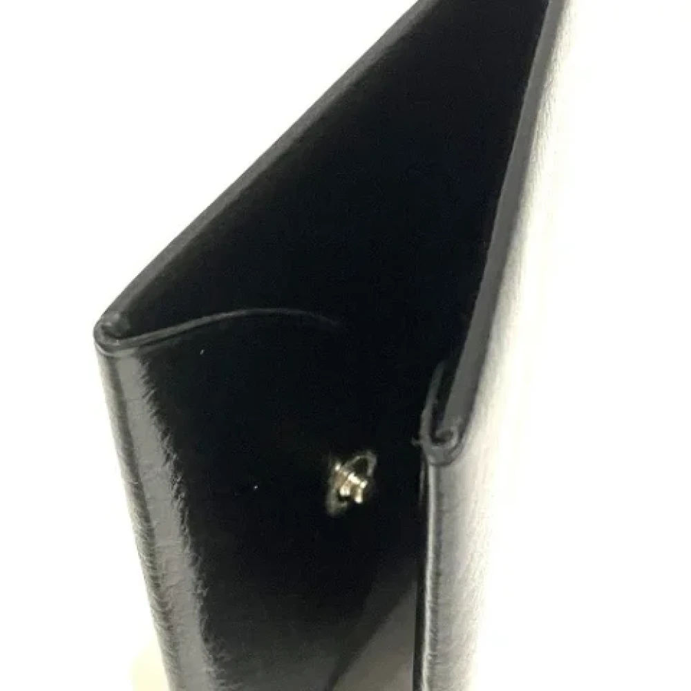 Hermès Vintage Pre-owned Leather wallets Black Heren