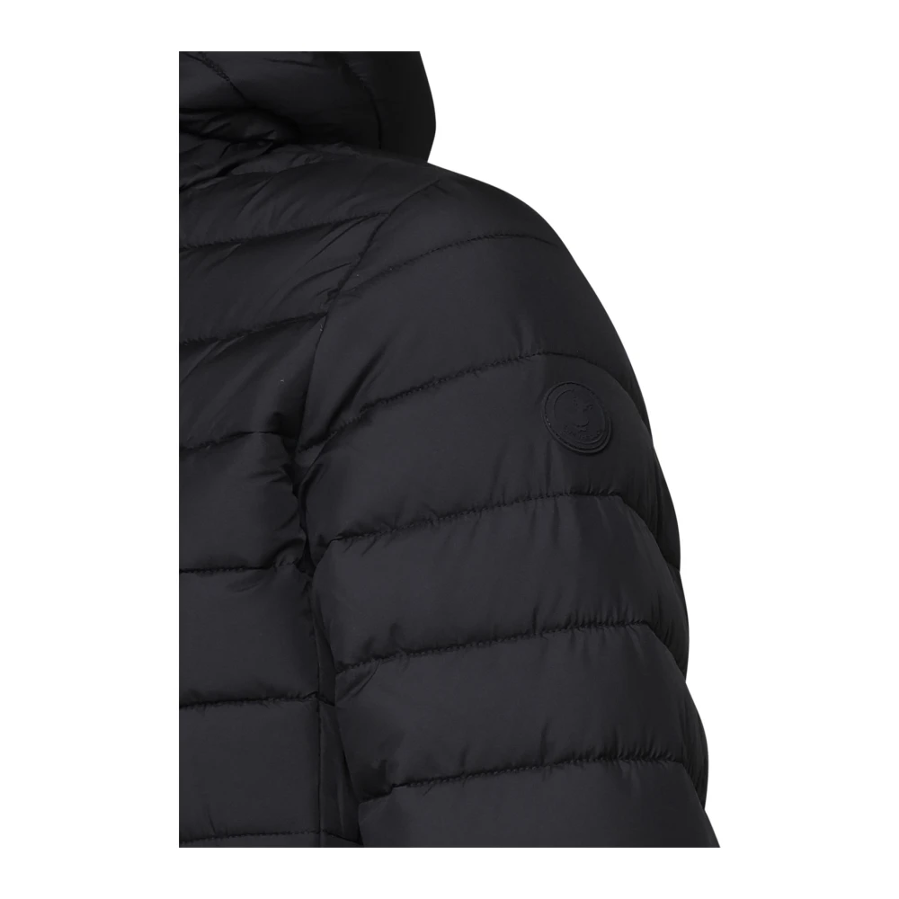 Save The Duck Gewatteerde jas met capuchon en rits Blue Heren