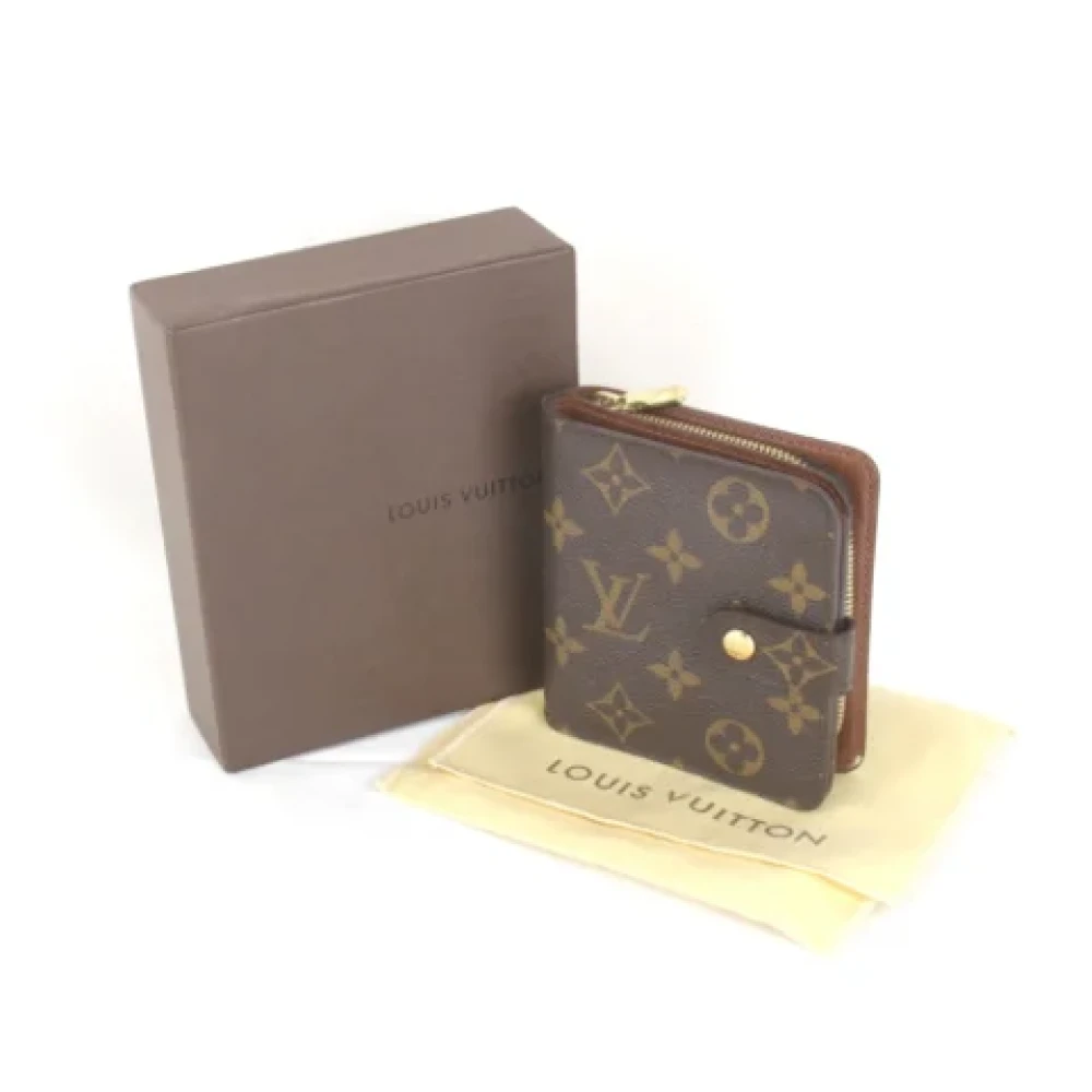 Louis Vuitton Vintage Pre-owned Canvas wallets Brown Dames