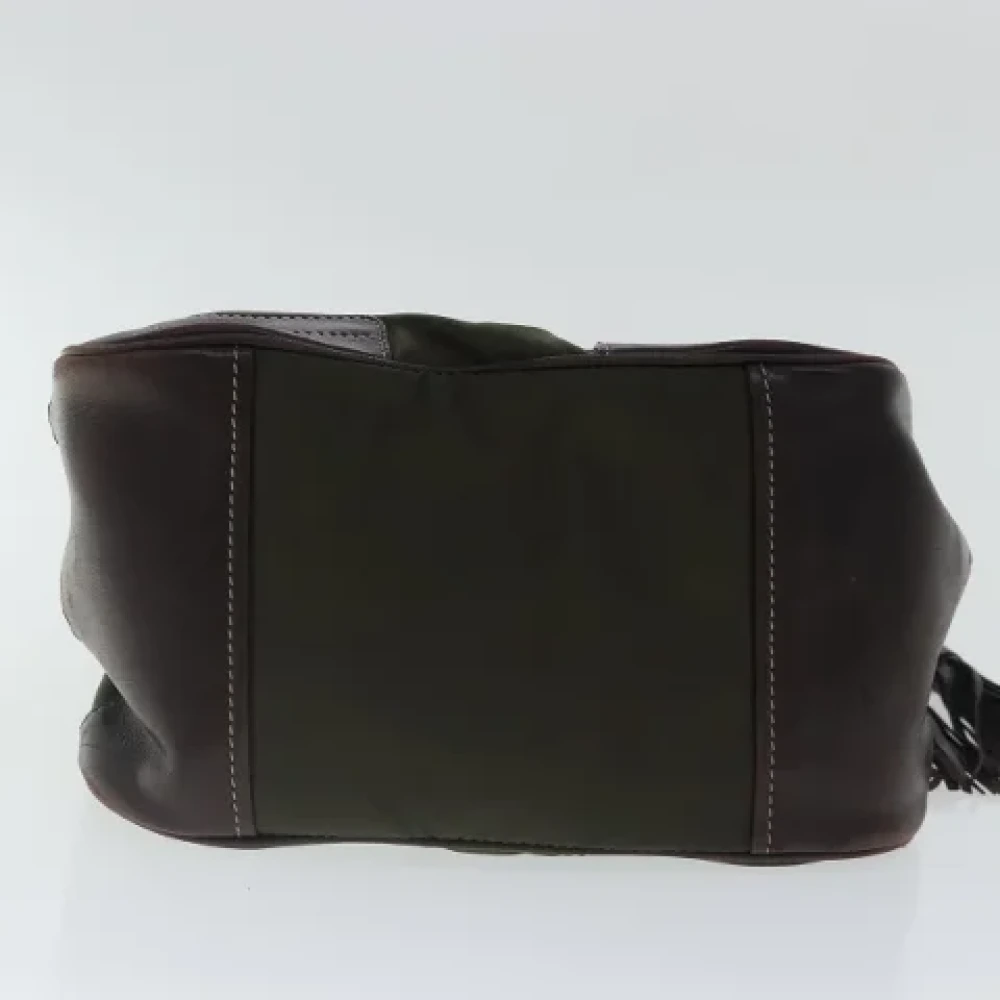 Prada Vintage Pre-owned Nylon prada-bags Brown Dames