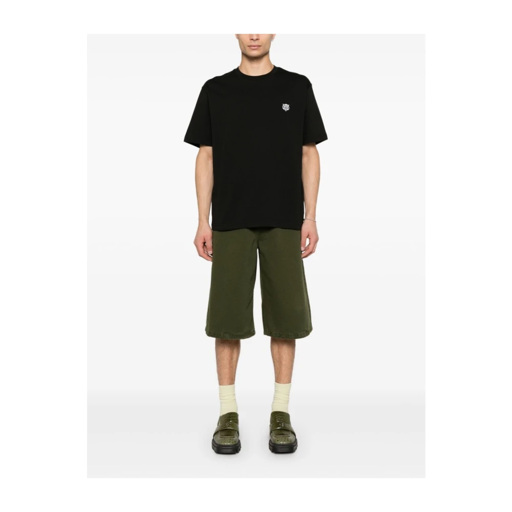 Kenzo Geborduurd Lucky Tiger T-shirt Black Heren