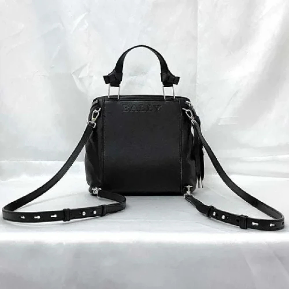 Bally Pre-owned Leather backpacks Black Dames
