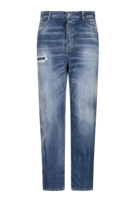 pantalon-bleu-en-coton-et-elasthanne