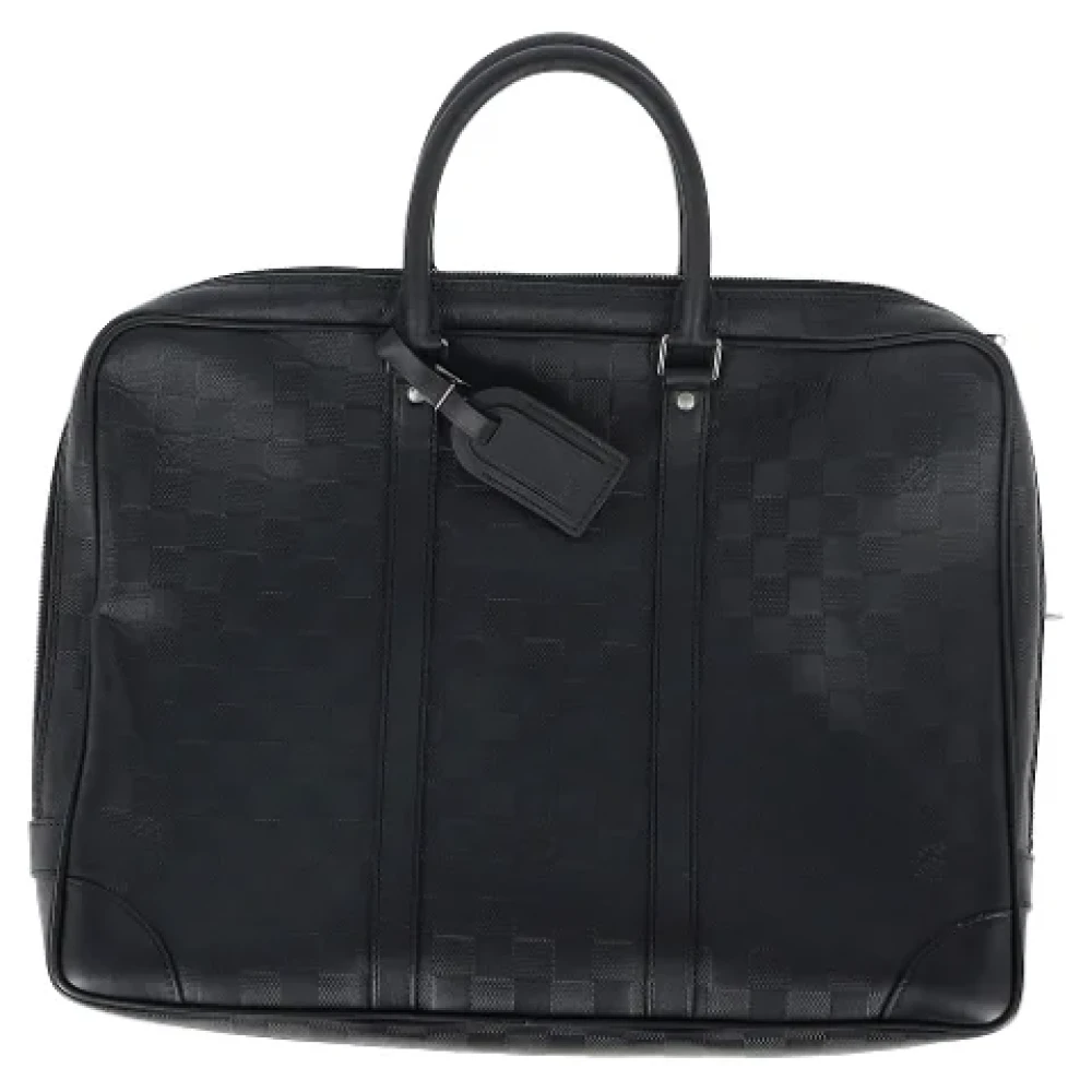 Louis Vuitton Vintage Pre-owned Leather totes Black Dames