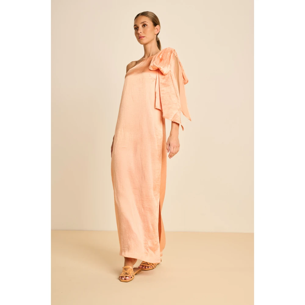 March23 Bloemenjurk Orange Dames