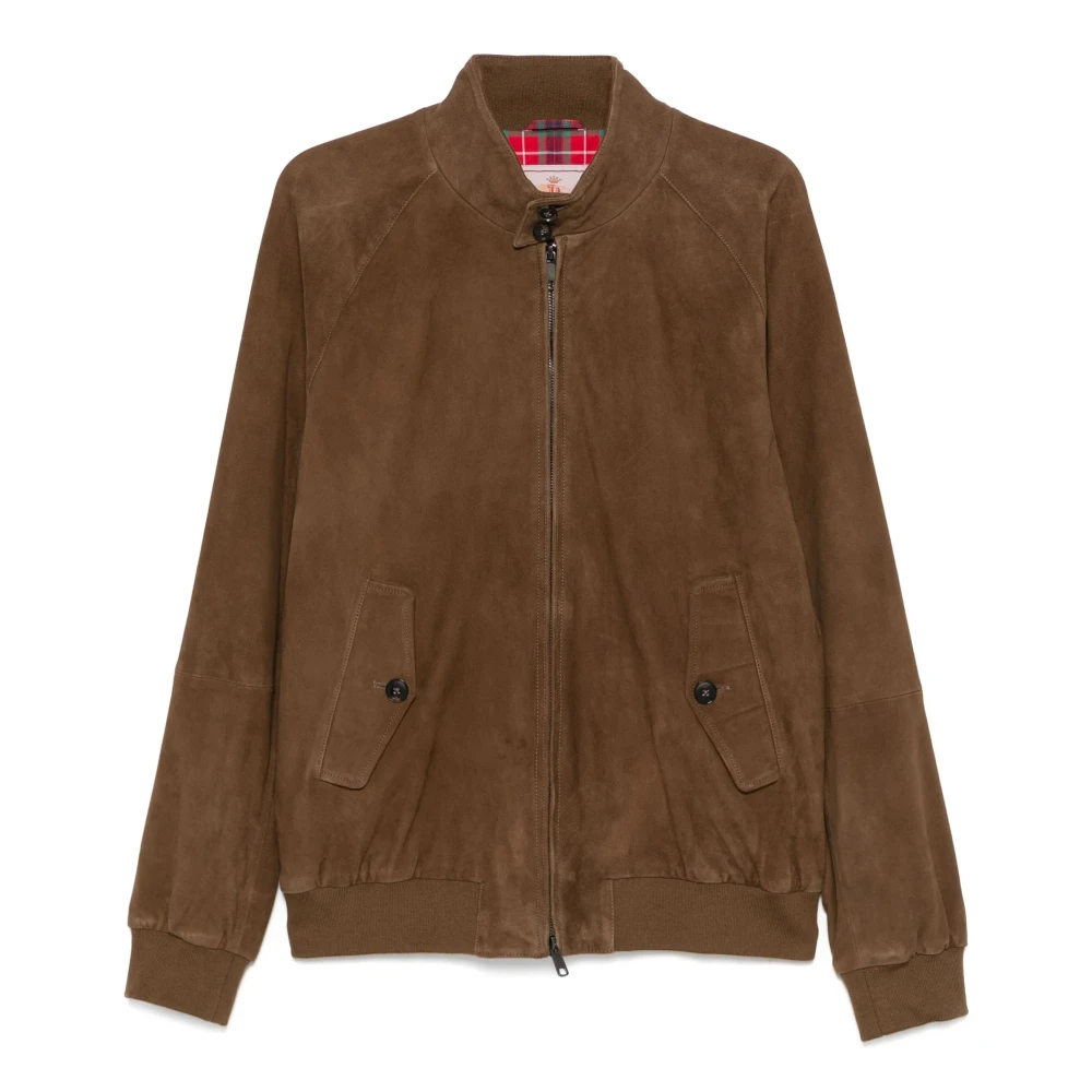 Baracuta Brown G9 Suede Jacket - Male - Bomber Jackets - L - Jackets