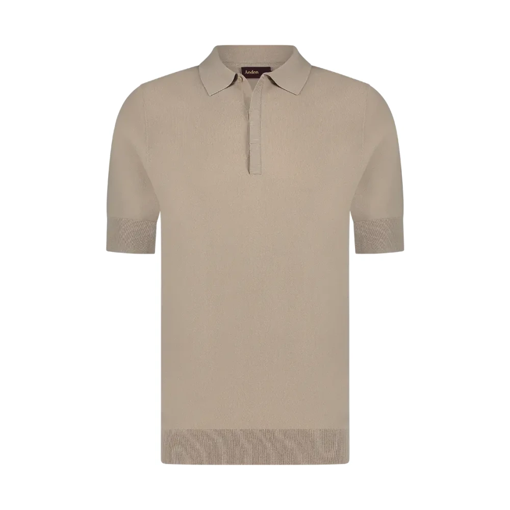 Aeden Nicko Taupe Polo Shirt Beige Heren