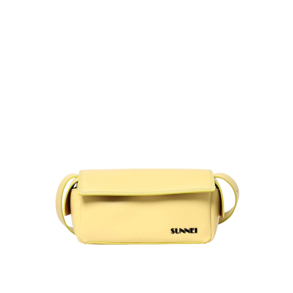 Sunnei Women's Yellow Cross Body Bags, One Size, Green Crossbody Bag Stylish And Functional