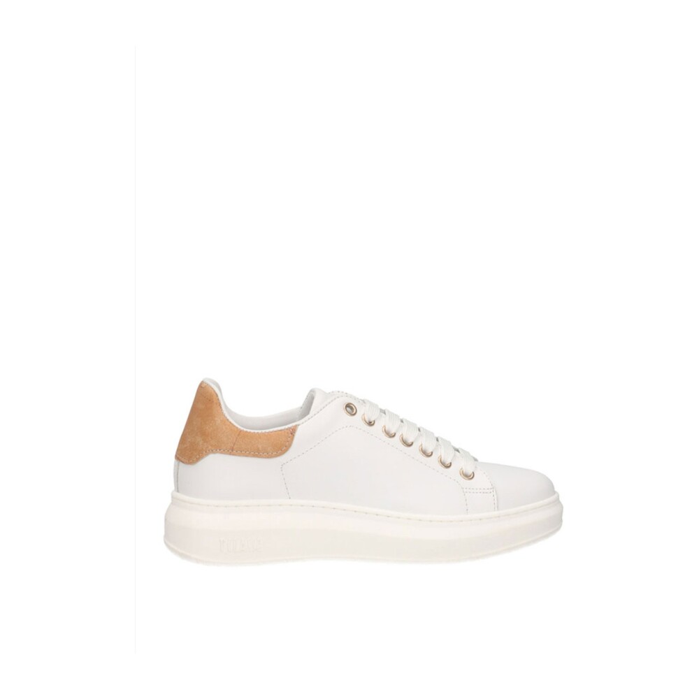 Zapatillas blancas cuero online mujer