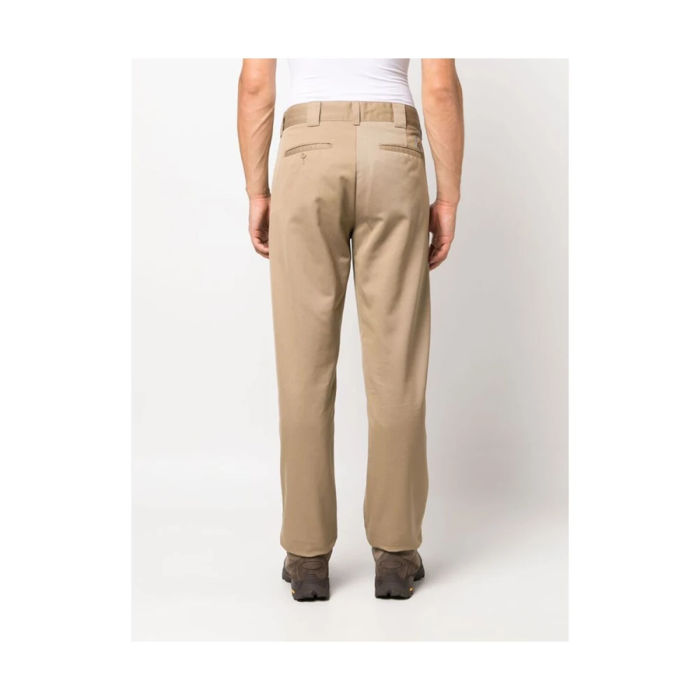 Carhartt WIP Straight Trousers Beige Heren