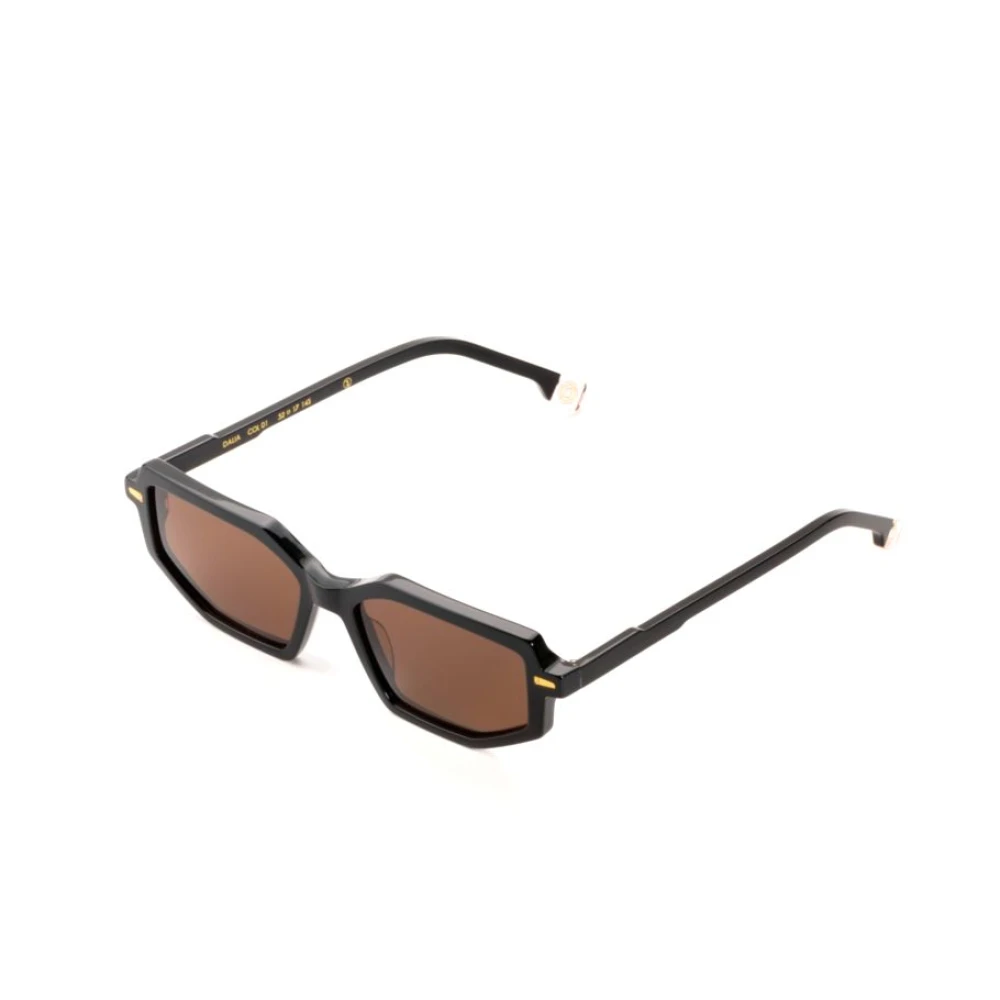 Kyme Black Sunglasses, Unisex, 51 Mm, Dalia Sunglasses