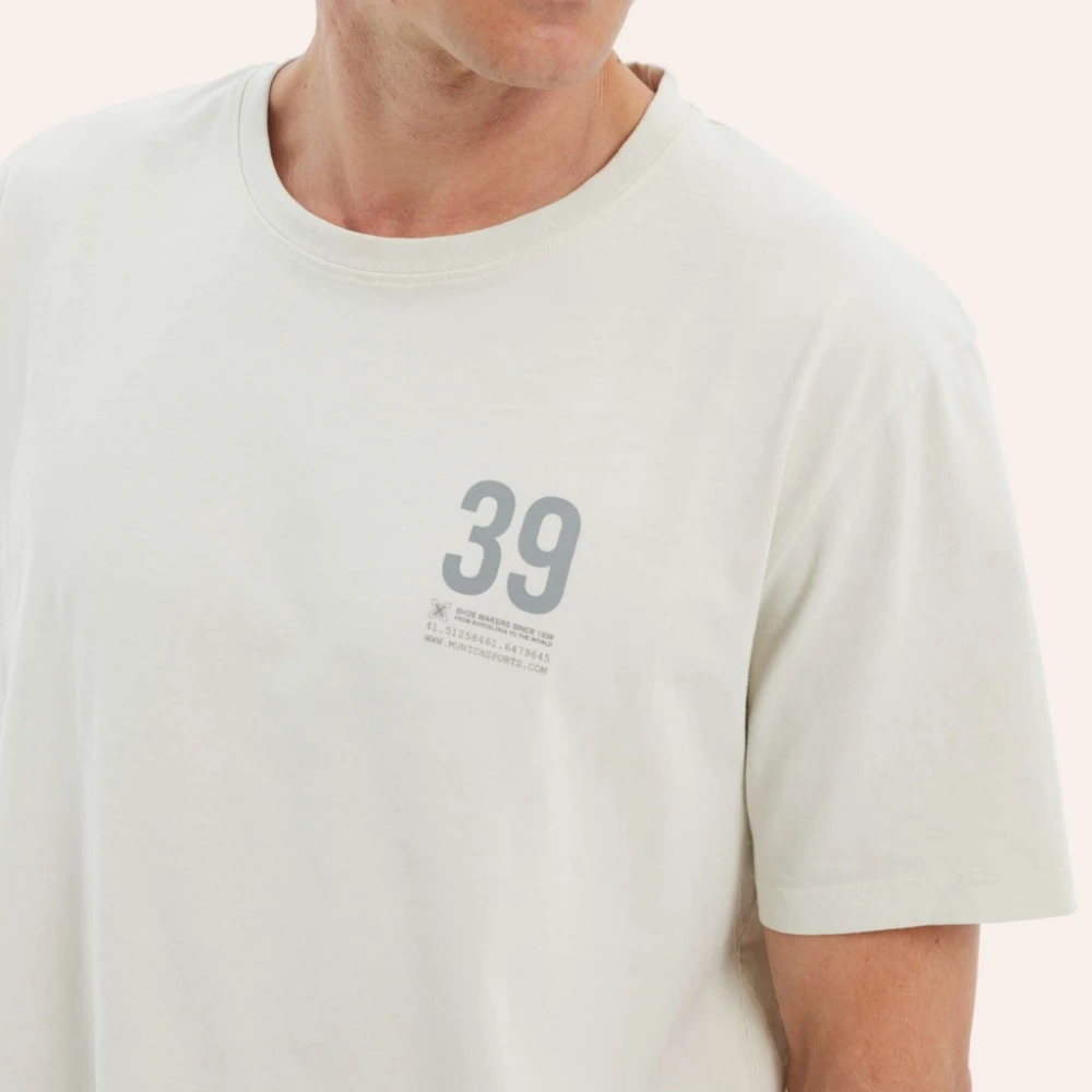 Munich T-Shirt Timeline Collectie White Heren